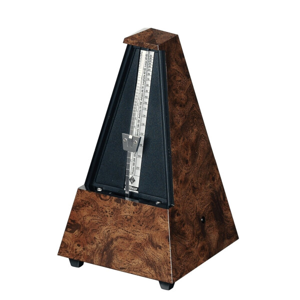 Wittner metronome pyramid shape root wood