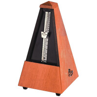 Wittner metronome pyramid shape 801M mahogany colored. Frosted