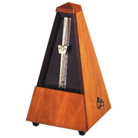 Wittner metronome pyramid shape 803M nut brown. Frosted