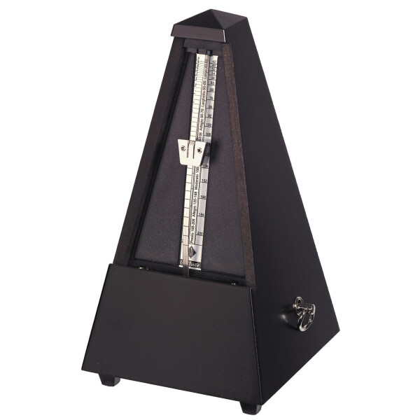 Wittner metronome pyramid shape 806M black. Frosted