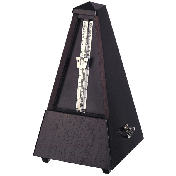 Wittner metronome pyramid shape 809 oak black. Frosted