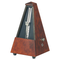 Wittner metronome pyramid shape 811M mahogany colored. Frosted