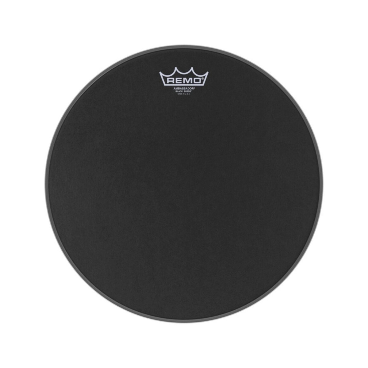 Remo 24" Ambassador Black Suede box