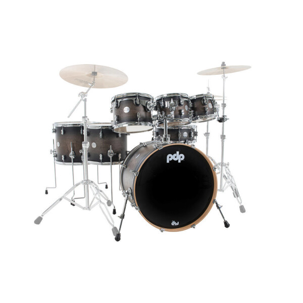 DW PDP Concept M Satin Charcoal 22 BD 7pc
