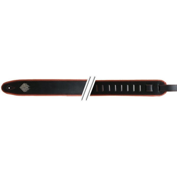 Gewa guitar strap F&S Comfort black/orange