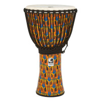 Toca Djembe Freestyle Rope Tuned SFDJ-14KB Kente Cloth with Bag