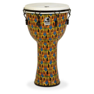 Toca Djembe Freestyle Mechanically Tuned SFDMX-14ASB Antique Silver