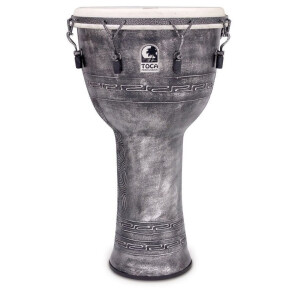 Toca Djembe Freestyle Mechanically Tuned SFDMX-14ASB Antique Silver