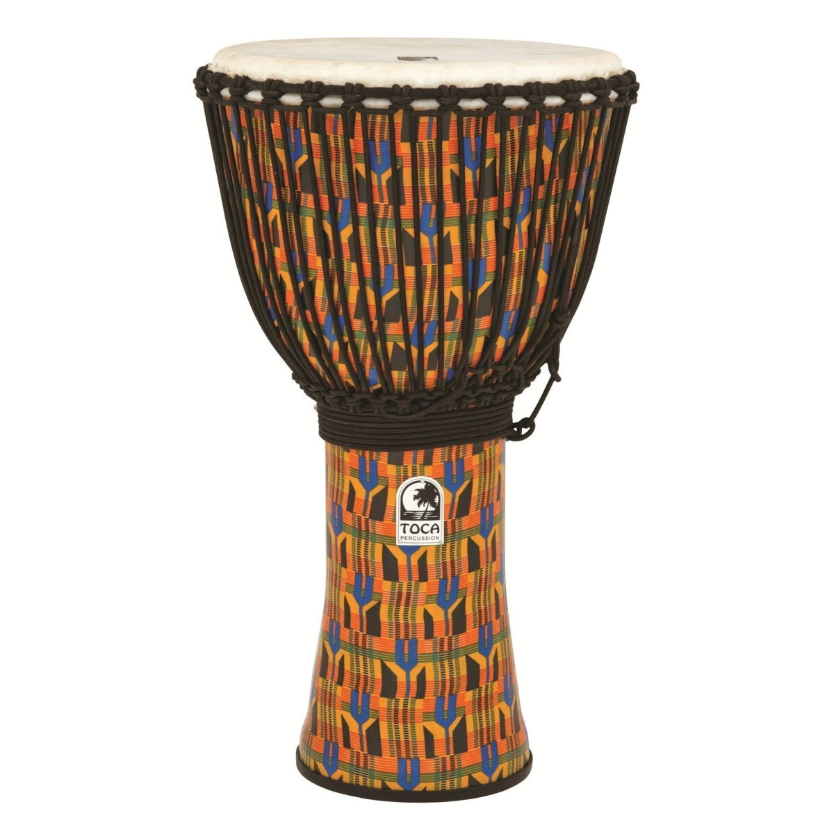 Toca Djembe Freestyle Mechanically Tuned SFDMX-14KB Kente Cl