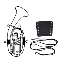Gewa Handschutz Leder B-Tuba Teil A