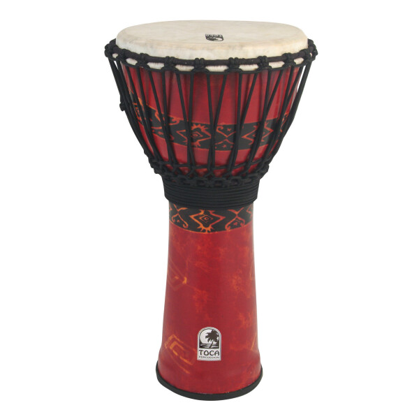 Toca Djembe Freestyle Rope Tuned SFDJ-12RP Bali Red