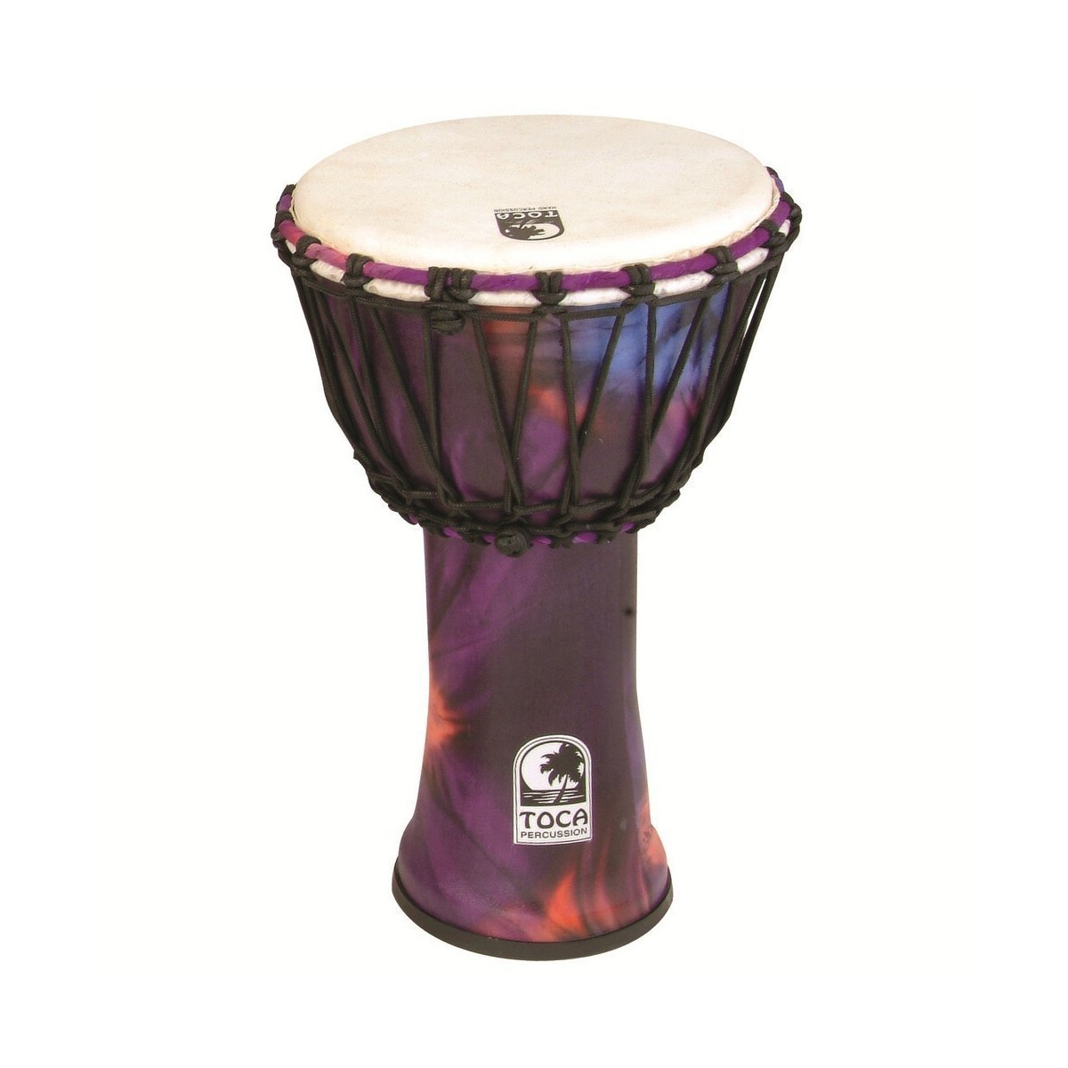 Toca Djembe Freestyle Rope Tuned SFDJ-12WP Woodstock Purple