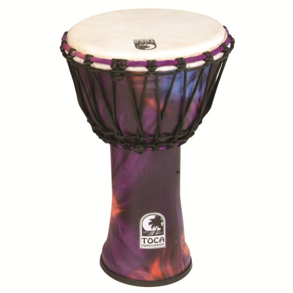 Toca Djembe Freestyle Rope Tuned SFDJ-12WP Woodstock Purple