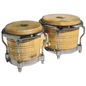 LP Bongo Generation II Wood 201AX-2 Chrome Dark Wood
