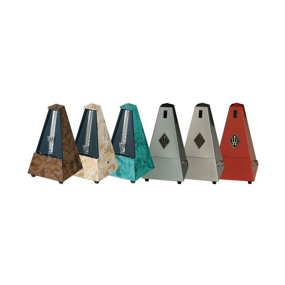 Wittner metronome pyramid shape 855201 dark red matt