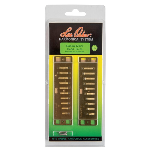Lee Oskar replacement reed plates Natural Minor 1910RNP G minor