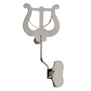 Gewa marching music holder for trombone, nickel-plated