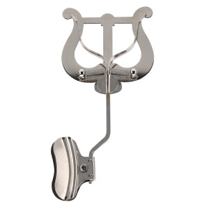 Gewa marching music holder for trombone, nickel-plated