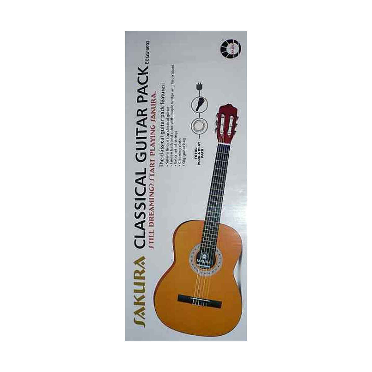 Sakura Classical Guitar Pack box