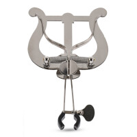 Gewa trumpet marching music holder, nickel-plated