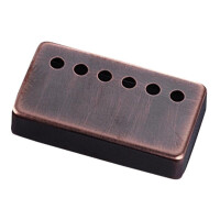 Schaller pickup accessories caps 6 hole bridge nickel silver ruthenium