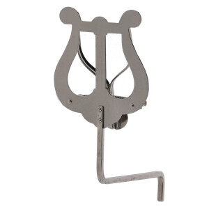 Gewa marching music holder for saxophone, nickel-plated