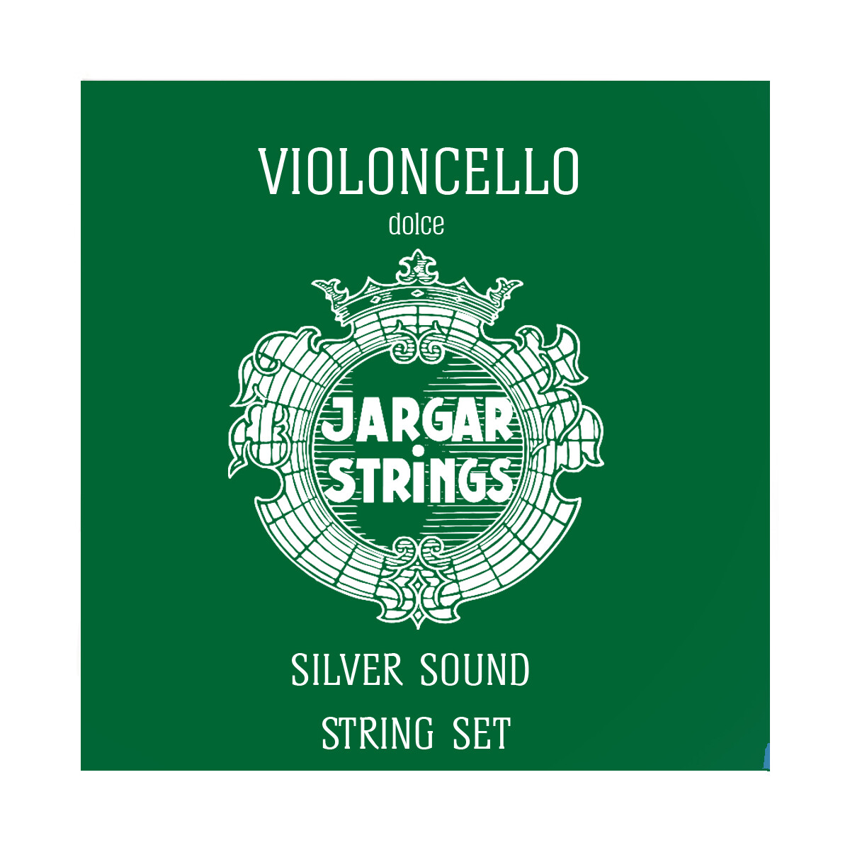 Jargar Silver Cello Satz Dolce box