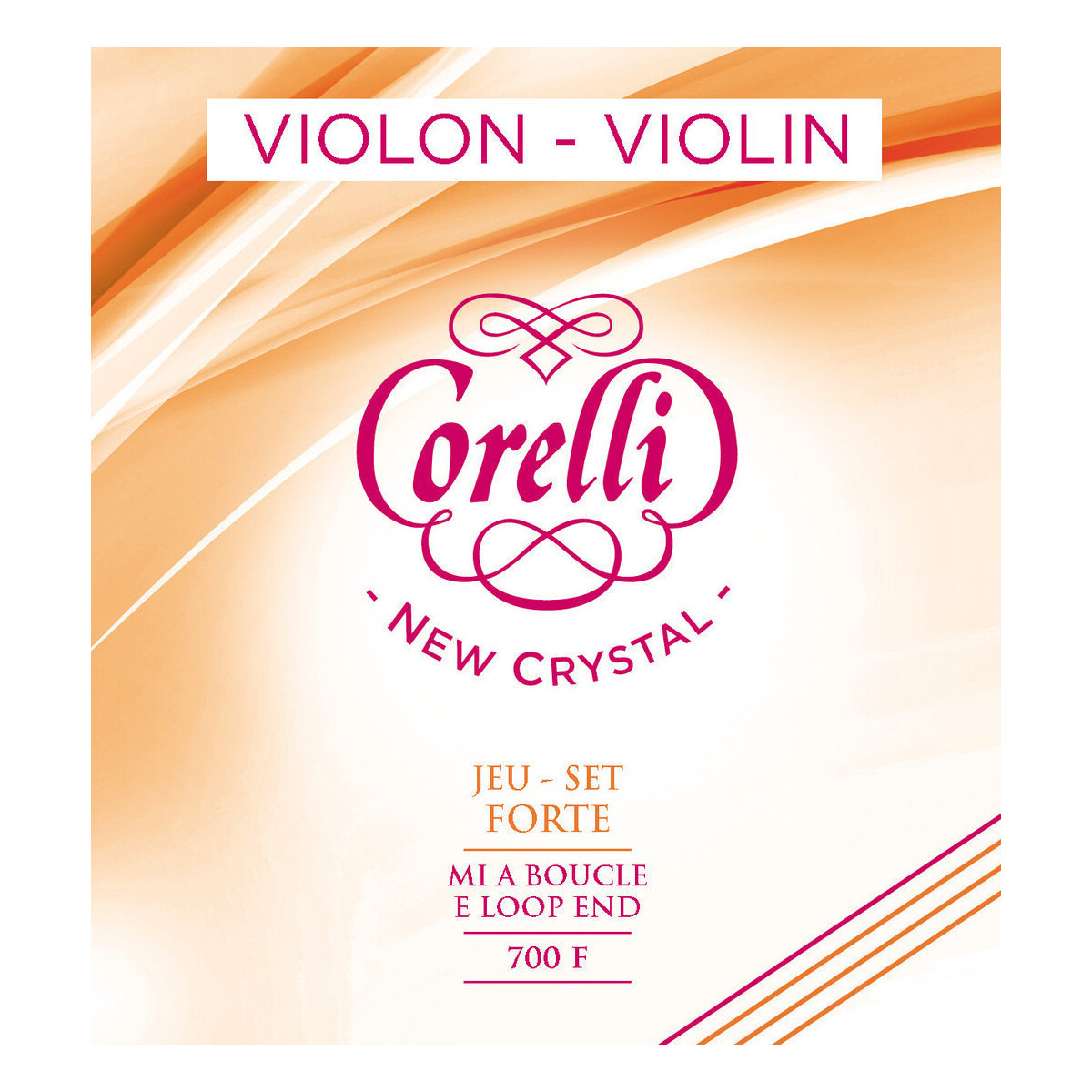 Corelli Violin-Saiten New Crystal 700F Forte
