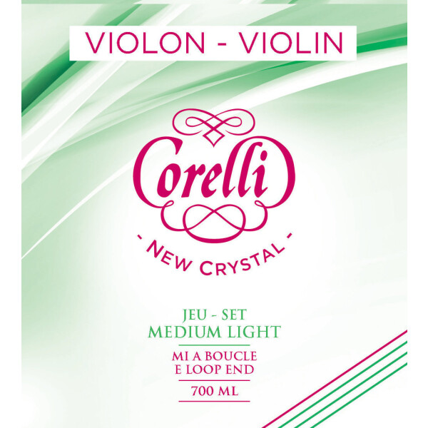 Corelli Violin-Saiten New Crystal 700ML Light