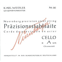 Nürnberger Cello-Saiten Präzision 94, 1/4 Satz