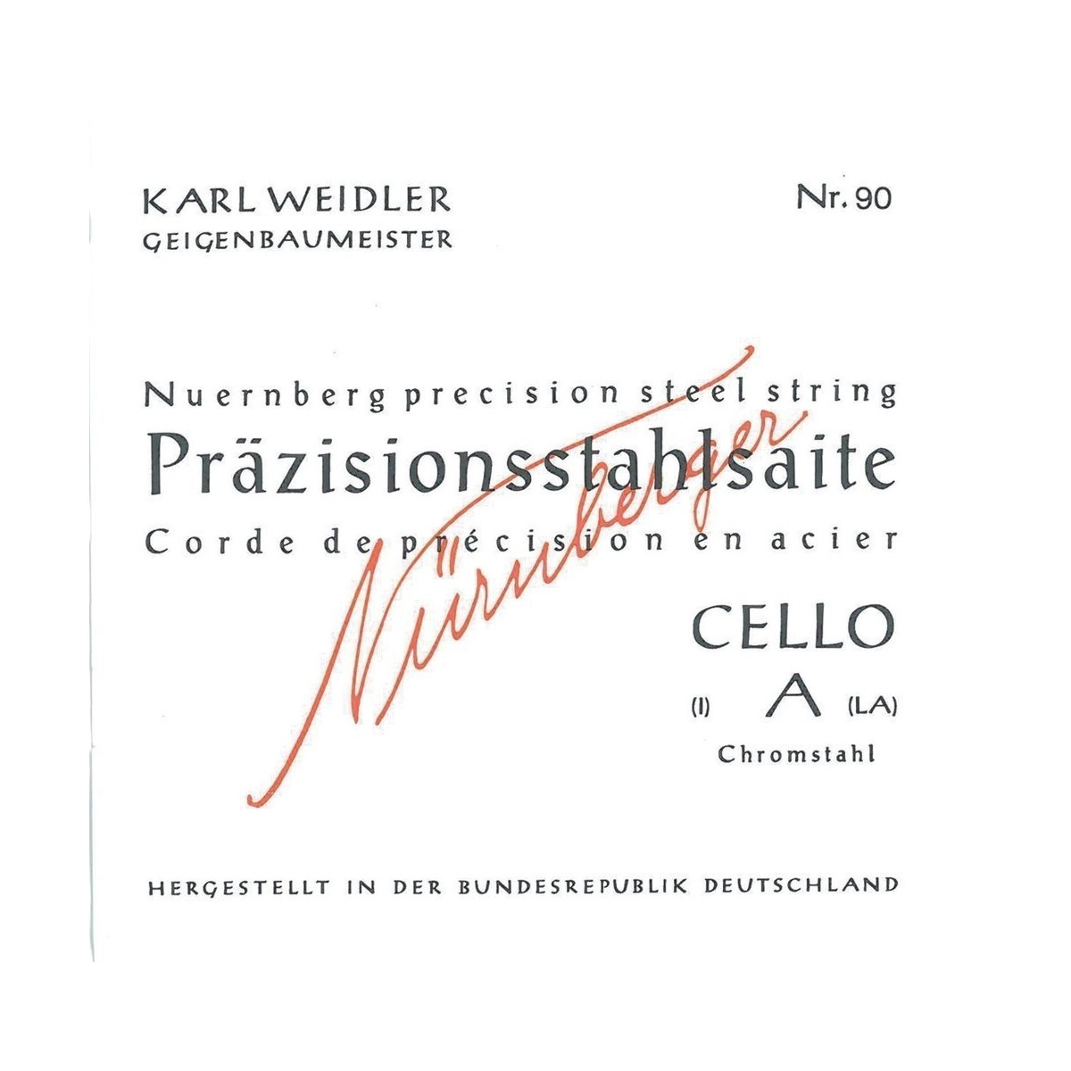 Nuremberg cello strings precision 94, 1/2 set