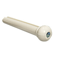 Gewa Stegstecker Weiß mit Abalone-Punkt