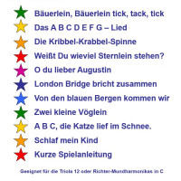 Seydel Set Triola 12 + Songbook 1, 2, 3, 4 and 5