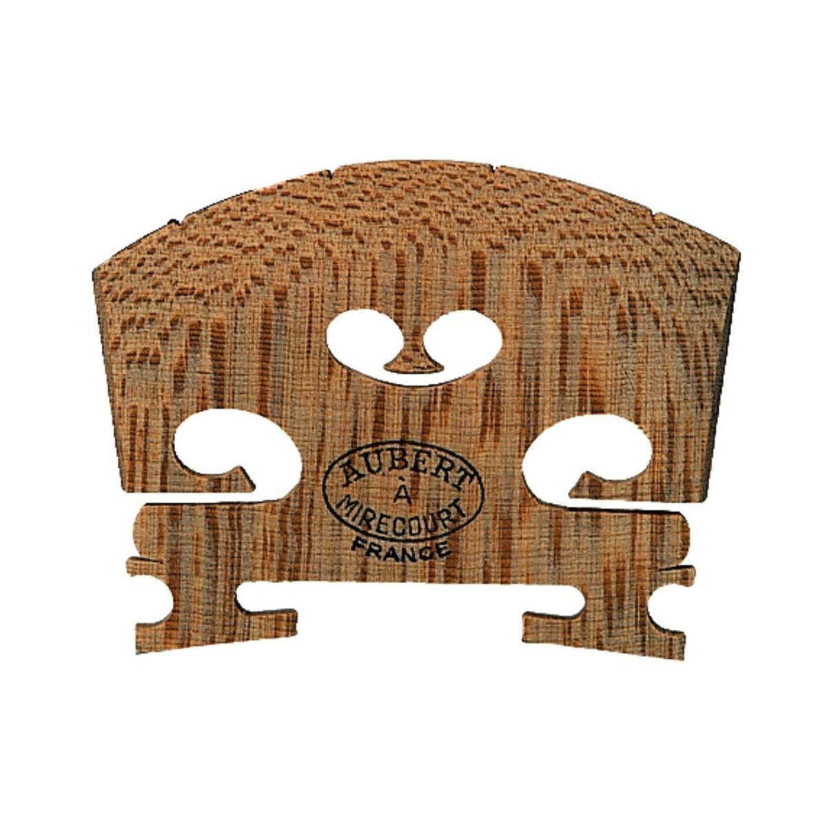 Aubert violin bridge ebony inlay 4/4 foot width 41.5