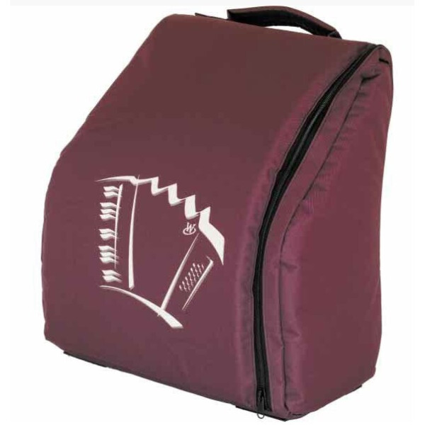 Carrying bag 26/48-30/60 wine red with backpack straps