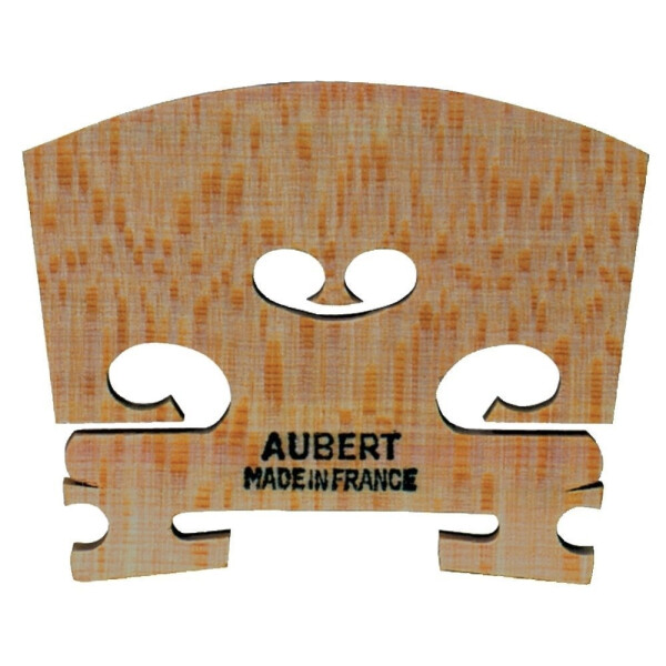 Aubert violin bridge mirror wood 3/4 foot width 38