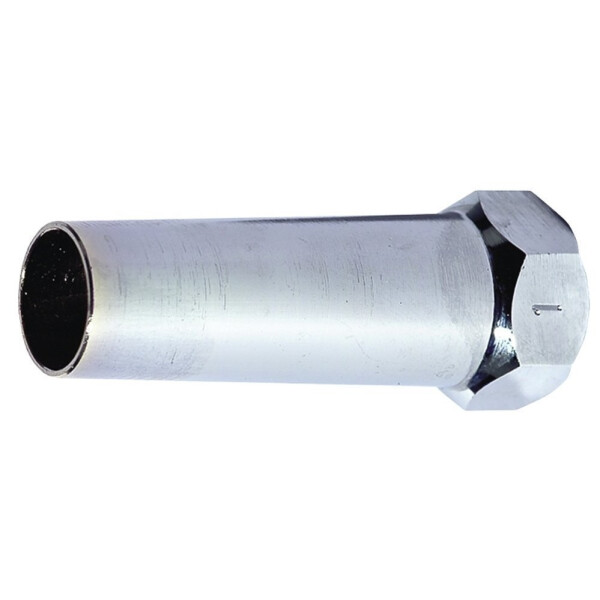 Gewa mouthpiece adapter for trombone (narrow) - bass trombone, nickel-plated brass