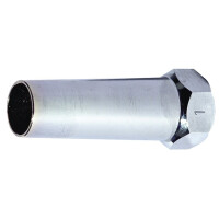 Gewa mouthpiece adapter for trombone (narrow) - bass trombone, nickel-plated brass