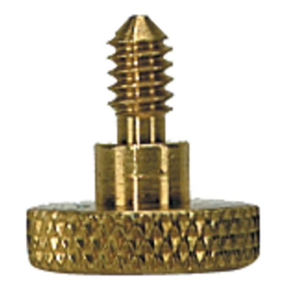 Kun shoulder rest component locking screw head brass colored
