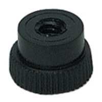 Kun Schulterstützenbestandteil Rändelmutter Schwarz