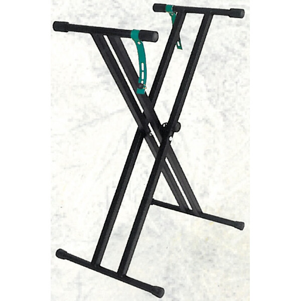 Spread & Music keyboard stand KS-2 double braced black height adjustable
