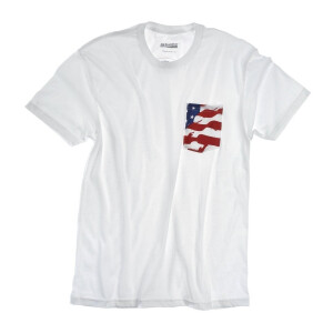 DW T-Shirt American Flag Size XXL