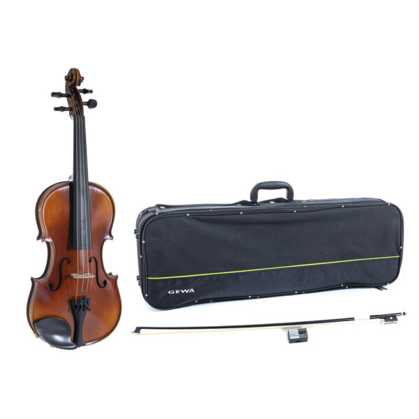 Gewa Violine Allegro-VL1 1/16 mit Setup inkl. Violinkoffer, Carbon Bogen, Larsen Aurora Saiten
