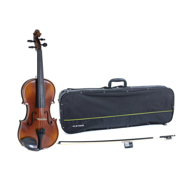 Gewa violin Allegro-VL1 1/2 with setup including violin case, carbon bow