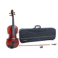 Gewa Violine Ideale-VL2 1/2 mit Setup inkl. Violinkoffer, Massaranduba Bogen, AlphaYue Saiten