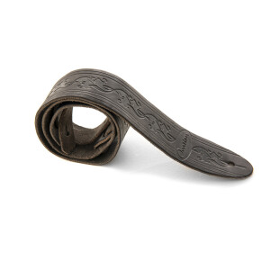 Ovation Guitar Strap Premium Leather Black