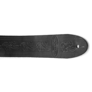 Ovation Guitar Strap Premium Leather Black