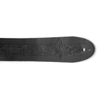 Ovation Guitar Strap Premium Leather Black
