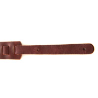 Ovation guitar strap premium leather Ruby Red