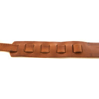 Ovation Guitar Strap Premium Leather Wet Sand